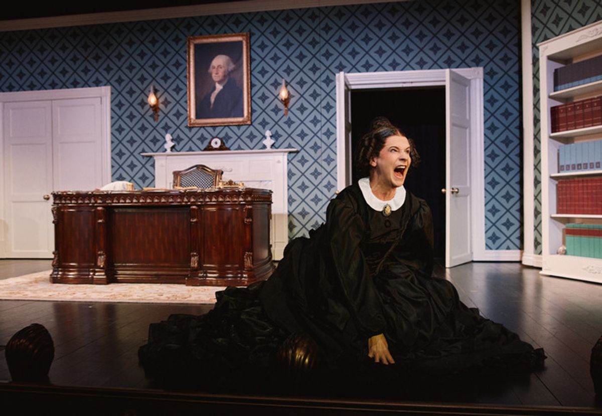 John Cameron Mitchell at Photos: John Cameron Mitchell and Simu Liu in OH, MARY! on Broadway